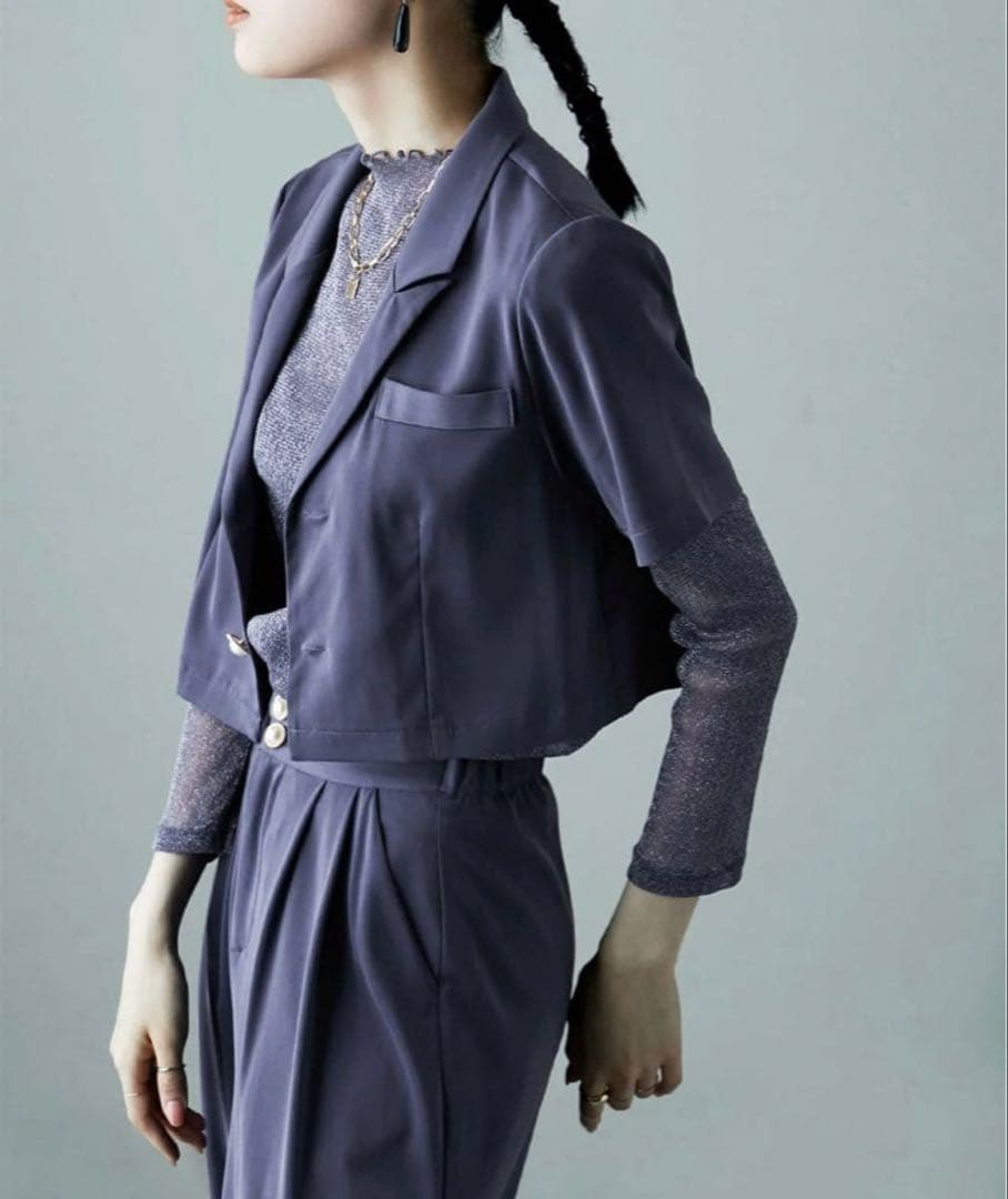 etoll. 3 pieces ジャケット＆パンツ セットアップドレス