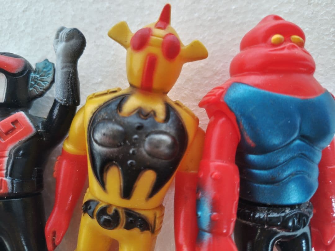 タカトク　アクマイザー3　ザビタン　イービル　ガブラ　ソフビ3体セット