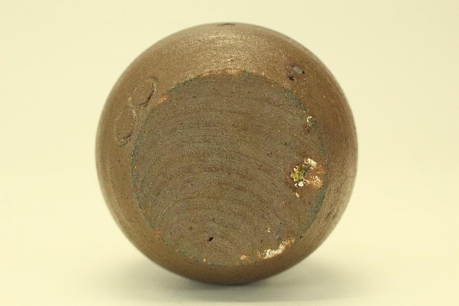 茶道具 備前茶入 共蓋(A767)