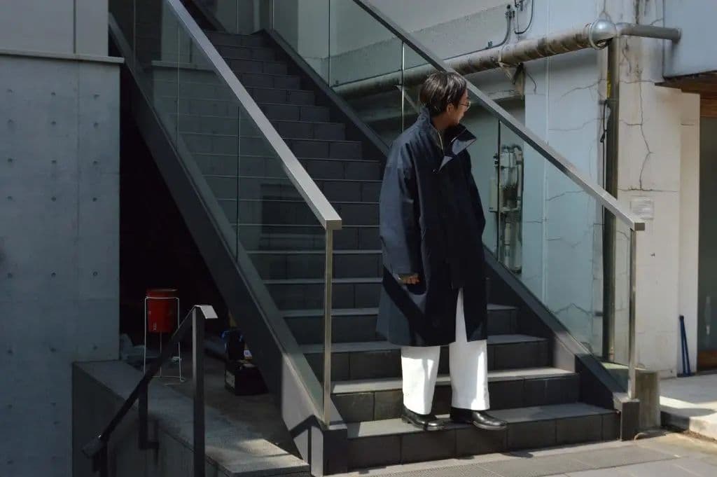 なおさま専用　mfpen　ジョンストンコート　M ネイビー