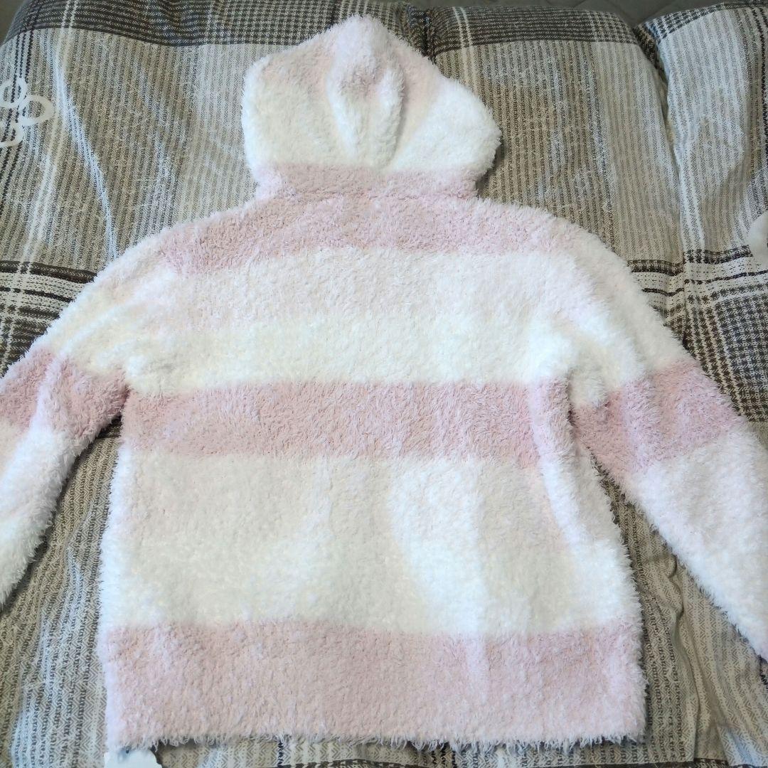 新品タグ・袋付き☆ジェラートピケ上下セット もこもこピンクルームウェア