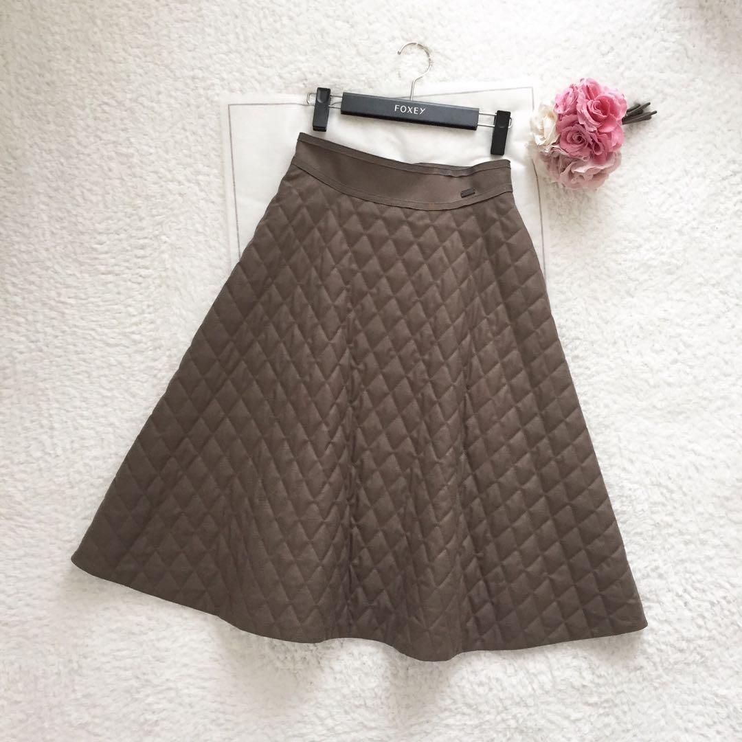 フォクシー　スカート　ウール