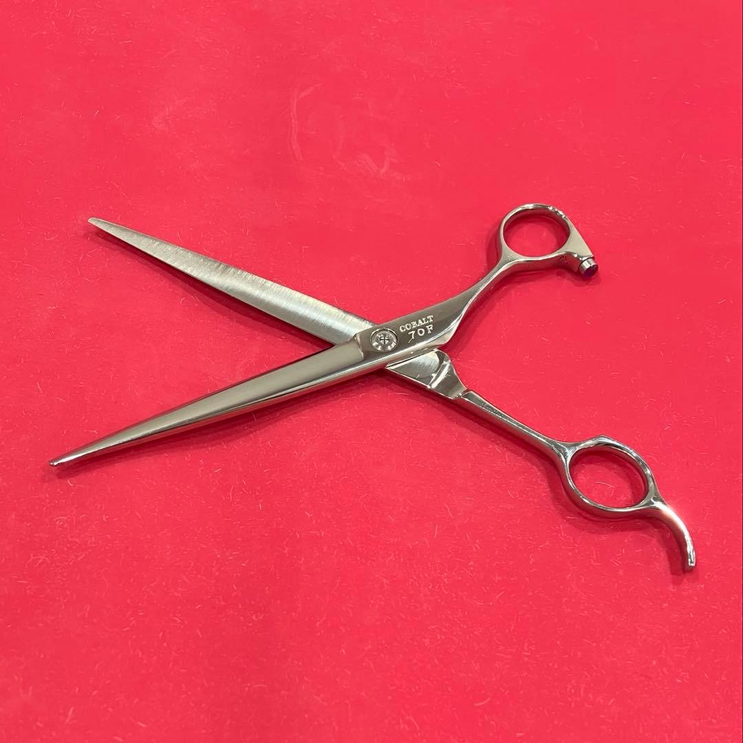 ドリーム産業 コバルト70F トリミング ストレートシザー