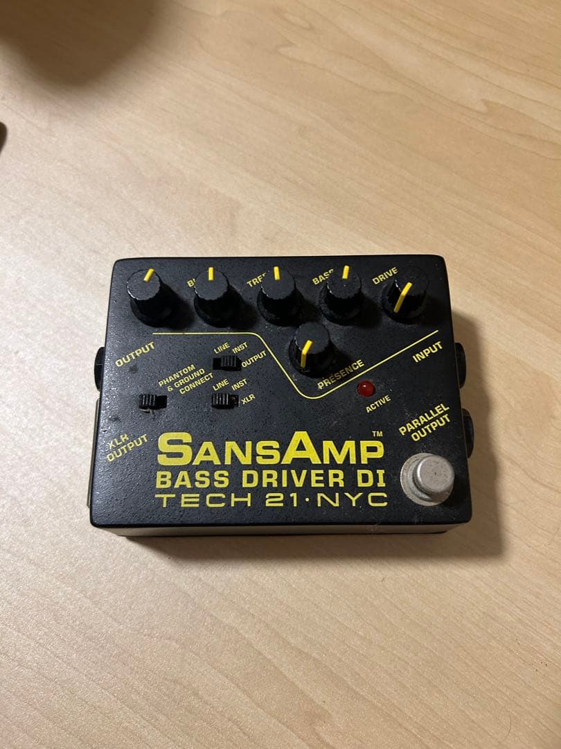 SANSAMP BASS D DI ベースエフェクター Tech21 SANSAMP BASS DRIVER DI V2 ベース用プリアンプ ダイレクト