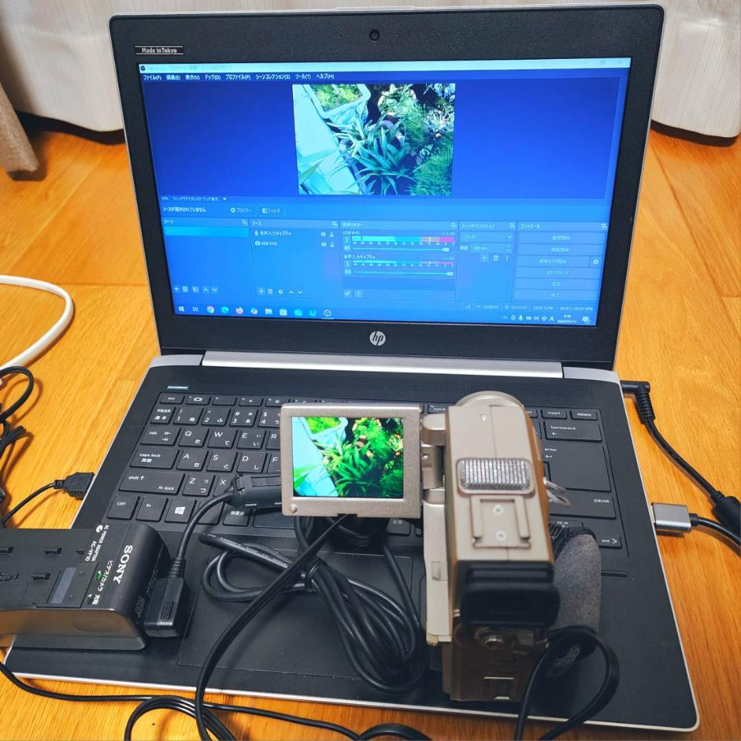 【動作確認済】高画質 SONY MiniDV ビデオカメラ DCR-PC1