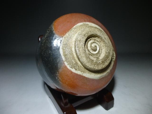 楽吉左衛門 七代 長入 赤茶碗／裏千家十四代 淡々斎極め箱／銘「曙峰