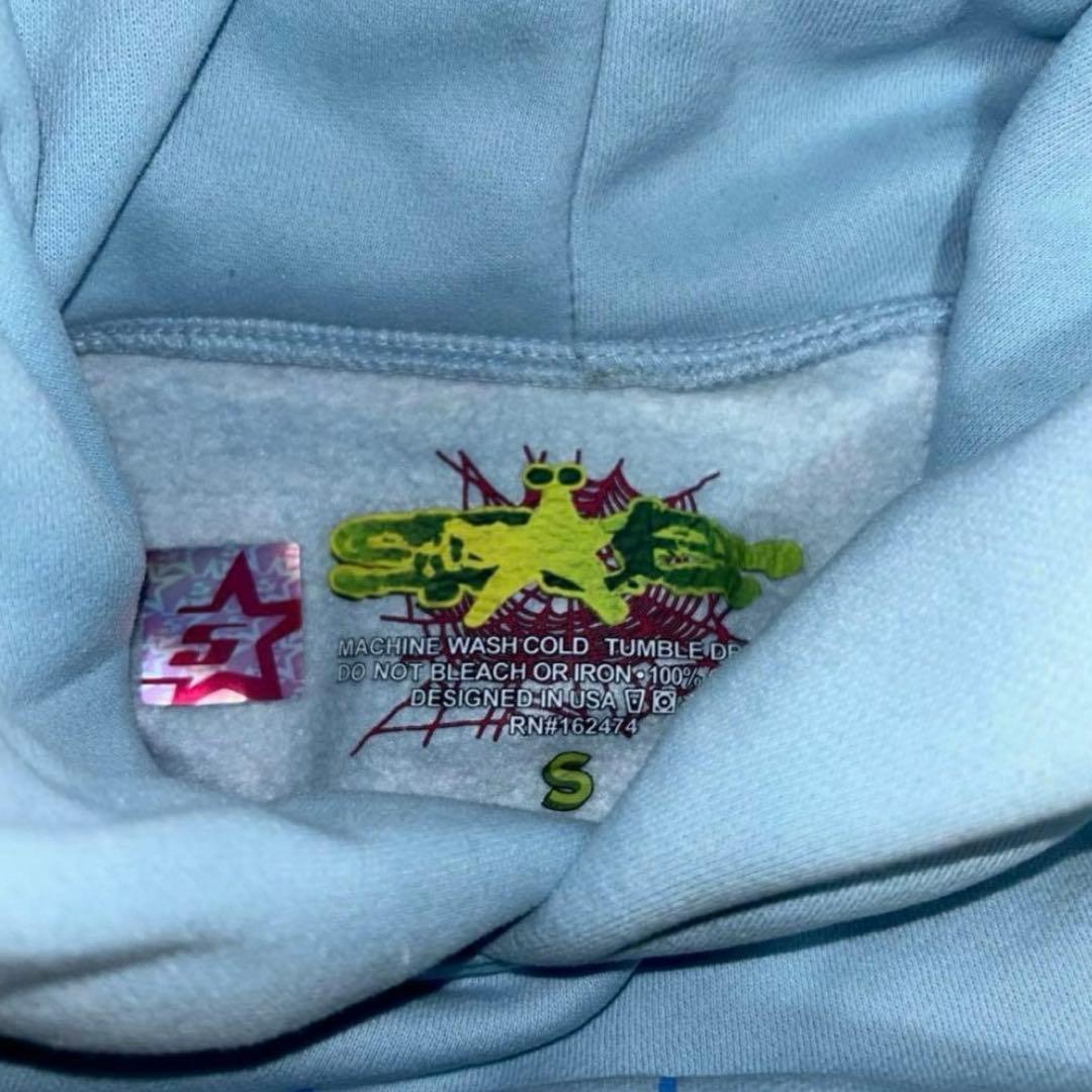 Sp5der Spider Worldwide パーカーog sky blue