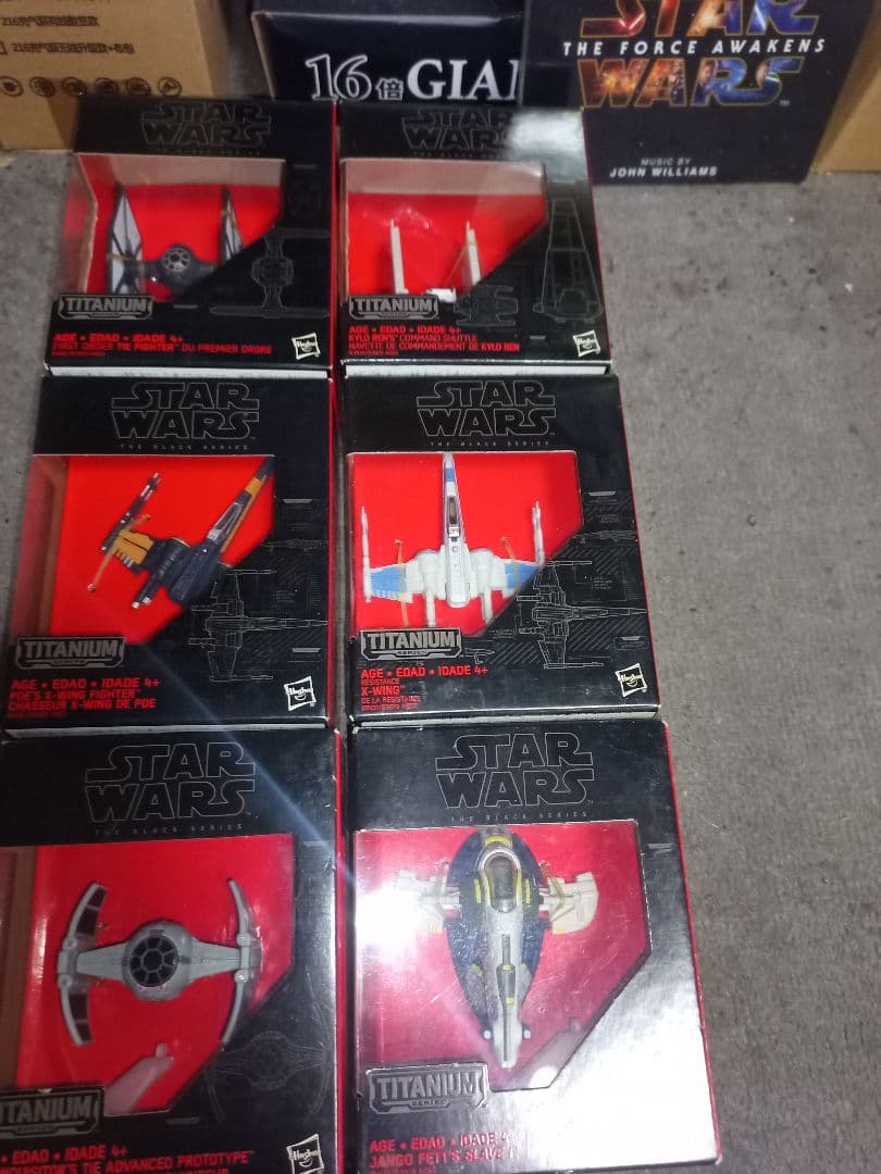 Star Wars Titanium フィギュアセット7個セット