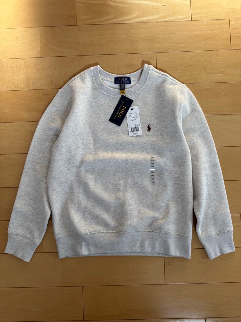 新品 Polo Ralph Lauren グレー トレーナー 150cm