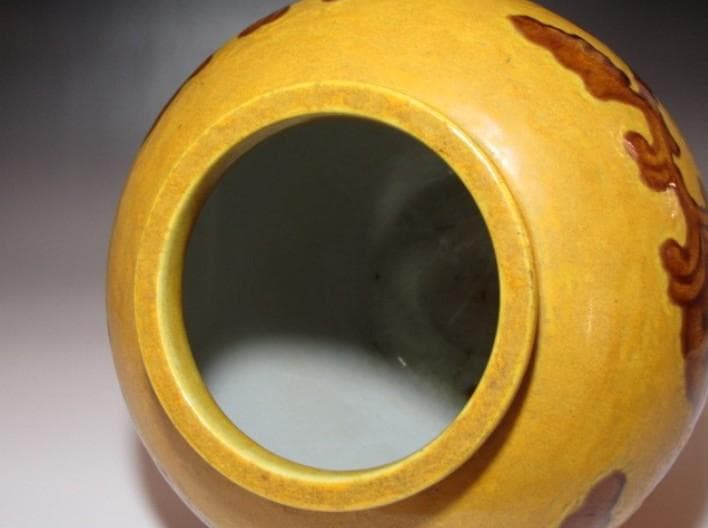 ○二代 徳田八十吉 花瓶 美しい色合いの逸品！o871