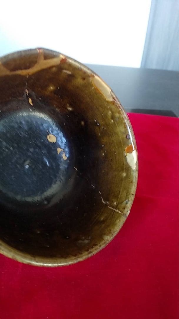 古唐津　古唐津茶碗　金継ぎ　茶道具　煎茶器　古美術