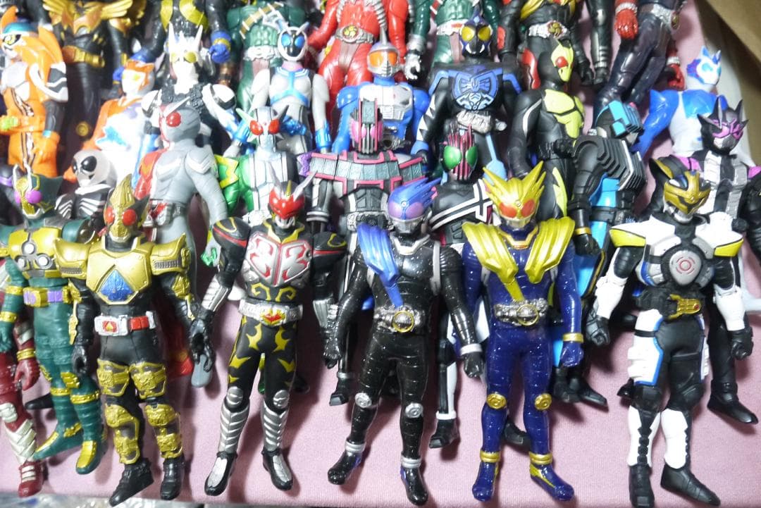 ライダーヒーローシリーズ ビッグサイズソフビフィギュア 136体セット