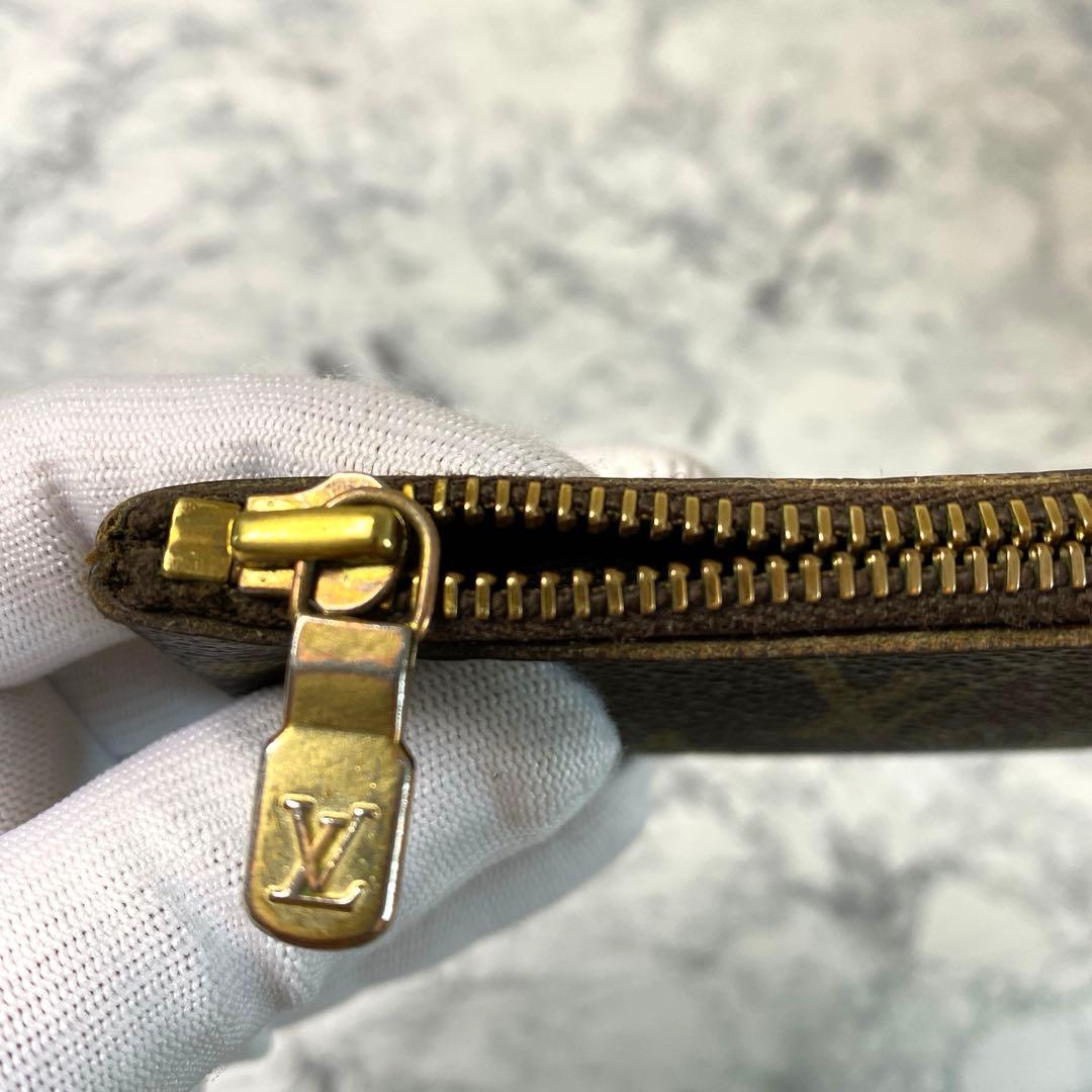 ルイヴィトンポシェットクレモノグラム　キャンバス　ケース　キーリング