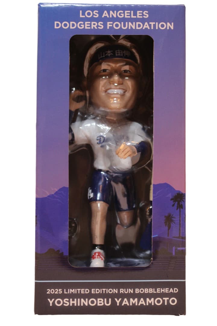 [新品] 山本由伸ボブルヘッド ジャベリン（槍) 9/27 限定 フィギュア