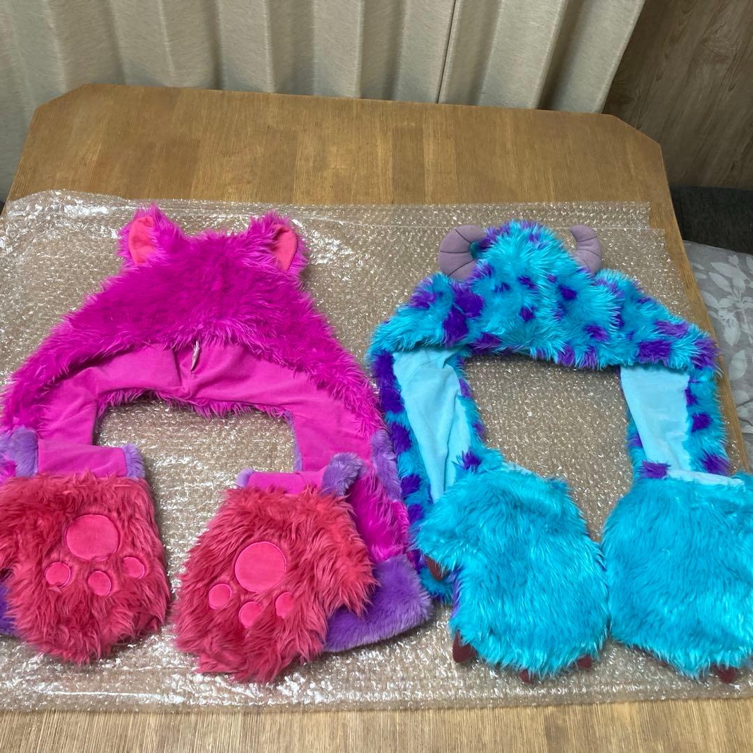 専用」 【ディズニー】チシャ猫 マフラーキャップ ファンキャップ