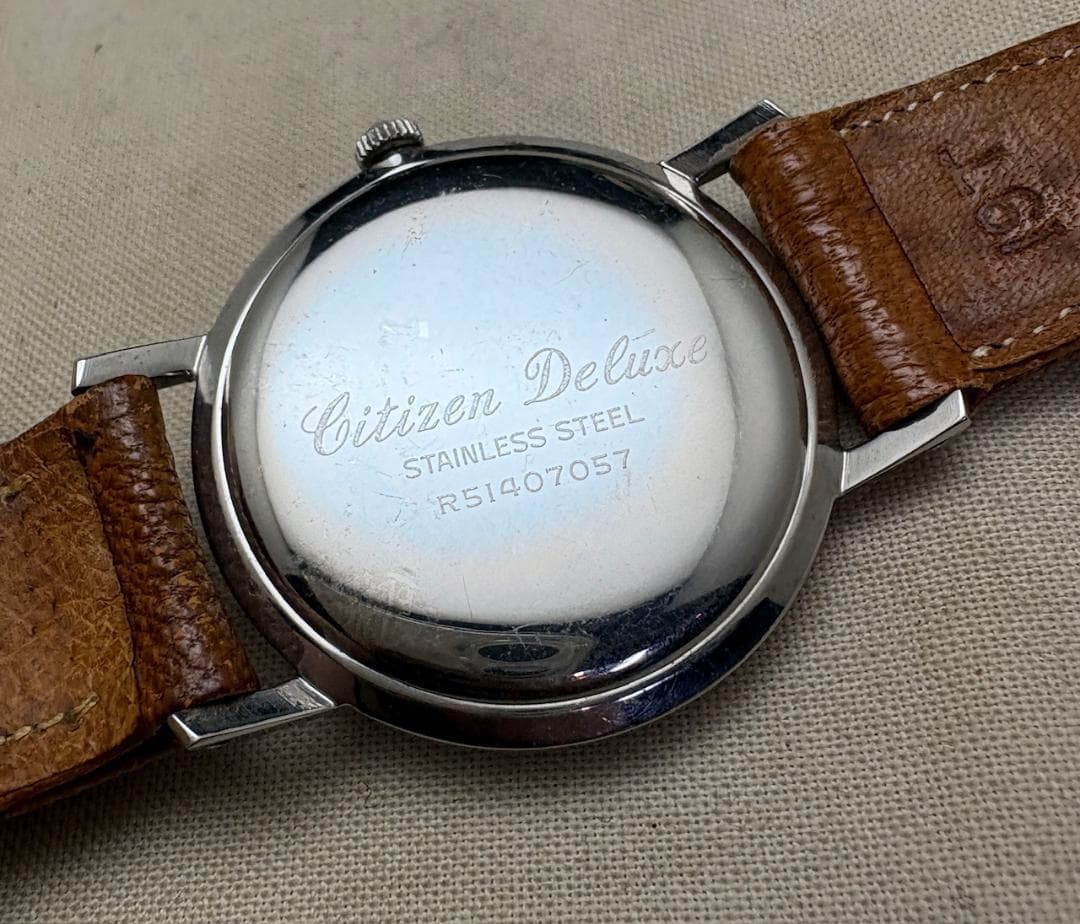 835/稼働 美品 シチズン デラックス 手巻き Citizen Deluxe