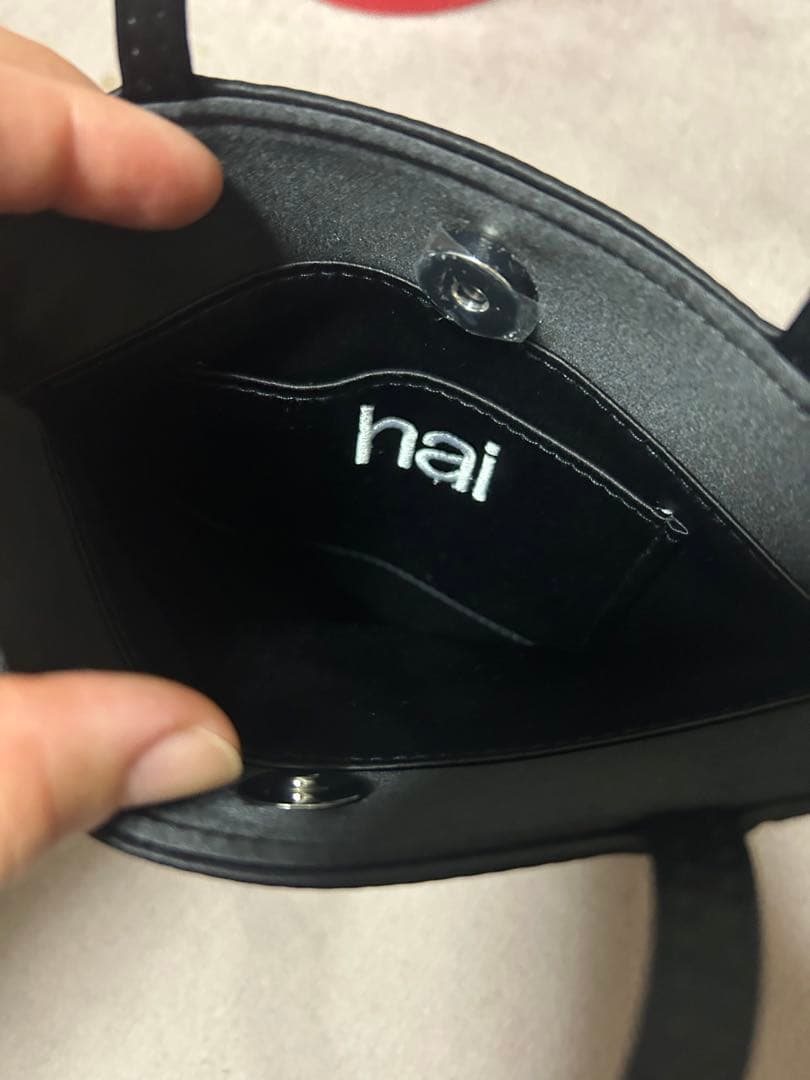hai リトルシルクバッグ　ブラック