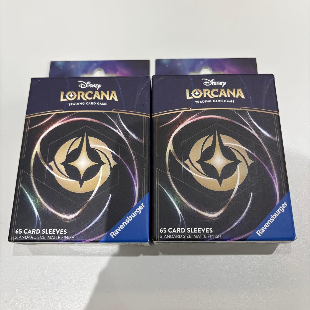 ディズニーロルカナ 海外限定スリーブ65枚 Disney Lorcana 2個 - メルカリ
