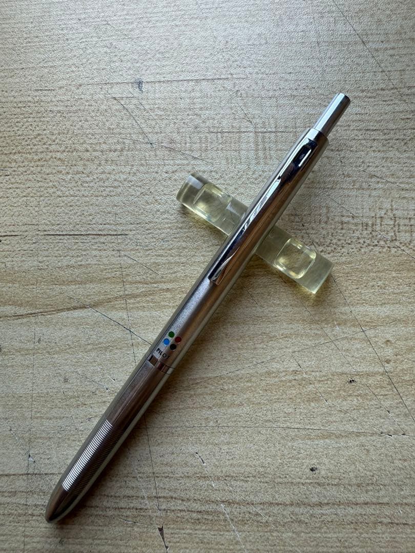 PILOT 多色ボールペン シルバー 廃盤 パイロット4色 昭和レトロ 激