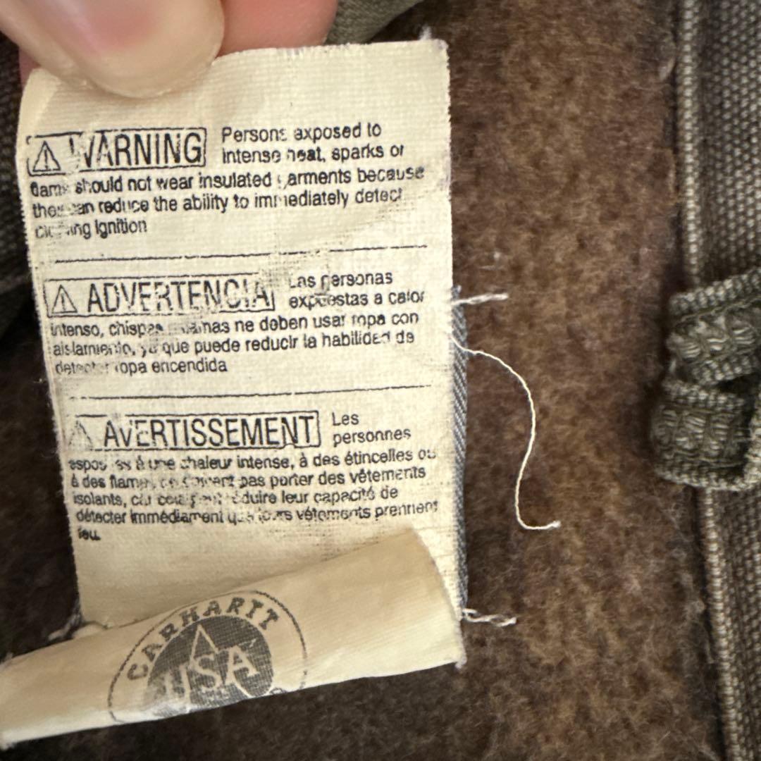 Carhartt デトロイトジャケット モスグリーン色