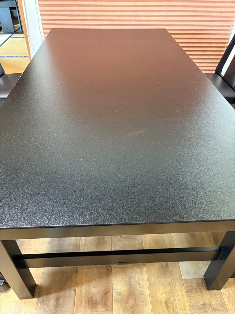 木曽　本山漆器　ダイニングテーブル　6人用　業務用　低めの　和室も　テーブルのみ