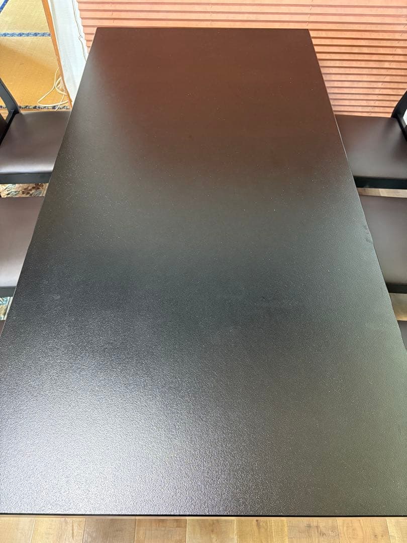 木曽　本山漆器　ダイニングテーブル　6人用　業務用　低めの　和室も　テーブルのみ