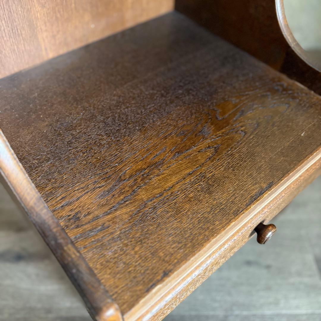 ヴィンテージ ベッドサイド ミニラック オーク 無垢材