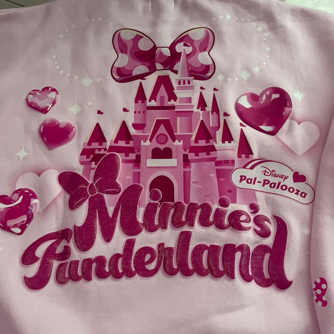 新品ミニー・パルパルーザ・トレーナーM〜L カチューシャ　 チョコレートバック