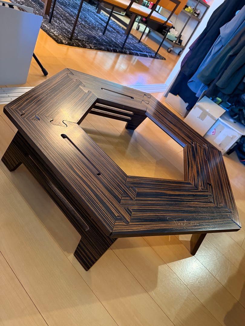 thearth ざぁーす ヘキサテーブル 黒しま次郎 thearth ざぁーす ヘキサ