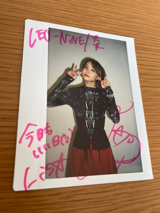 ショップ LiSA サイン入りチェキ