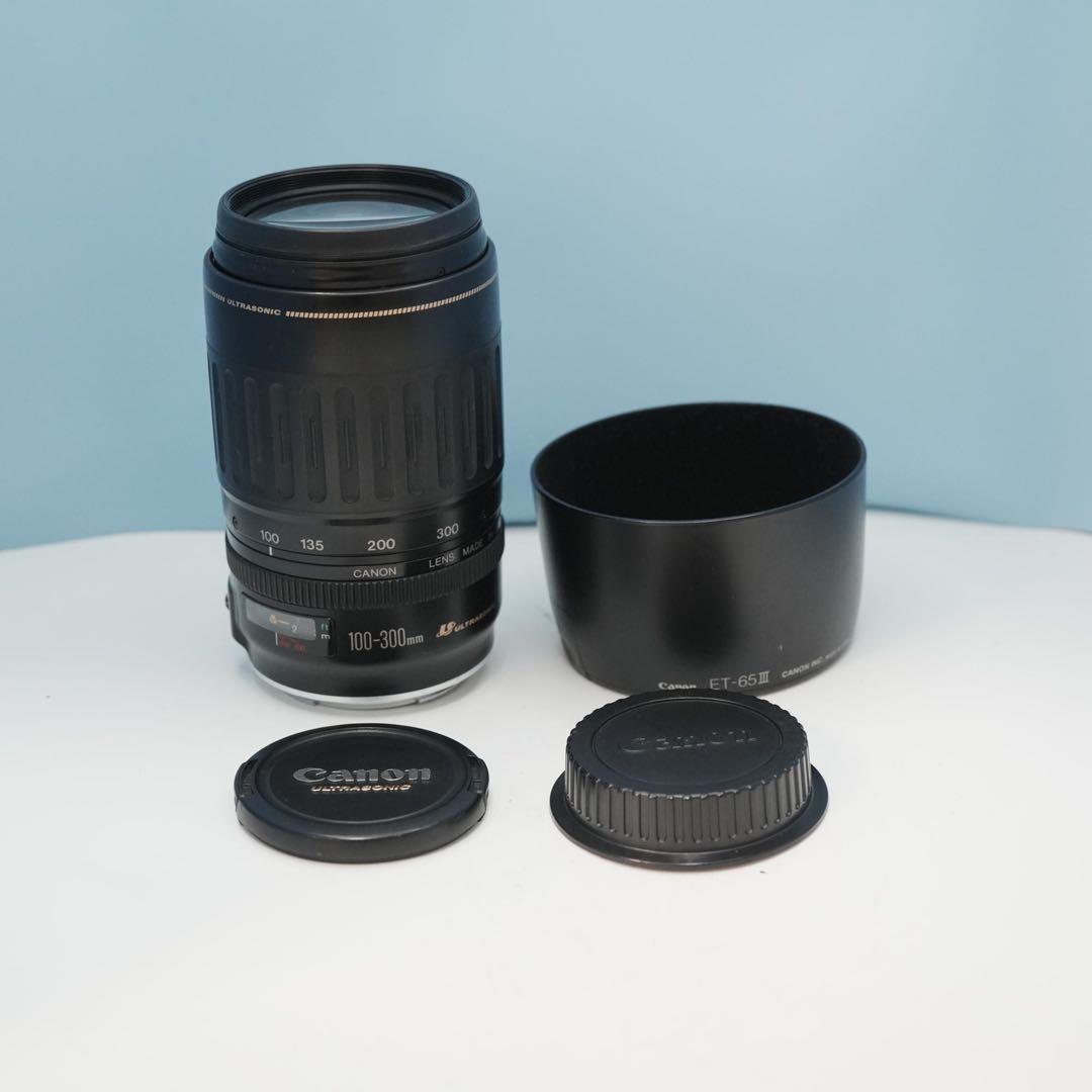 Canon純正 100-300mm 望遠レンズ a4658 カメラ
