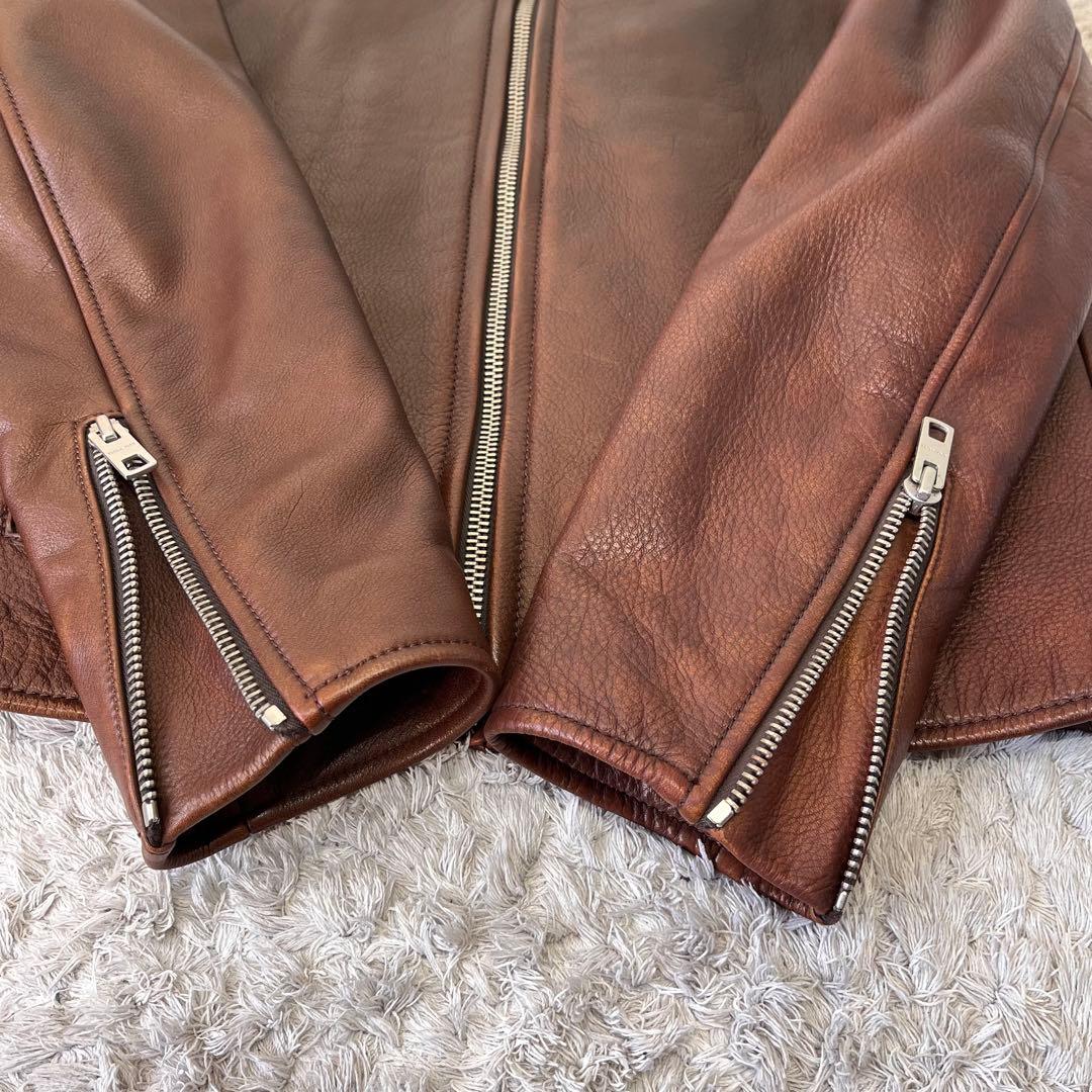 COACH（コーチ） レザージャケット ブラウン メンズ XSサイズ COACH