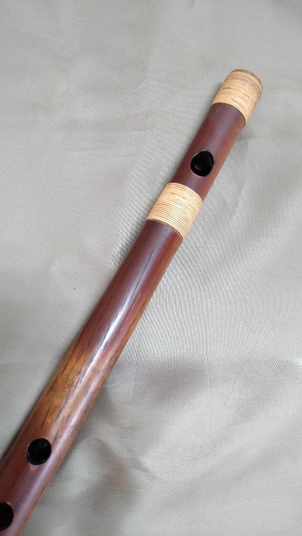 煤女竹 篠笛 古典調6本調子 女竹本煤竹 古典調6本