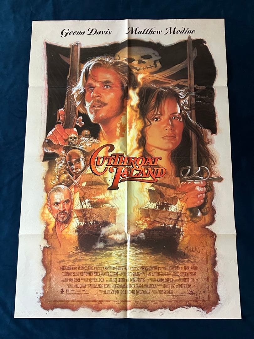 カットスロート・アイランド　USオリジナル映画ポスター