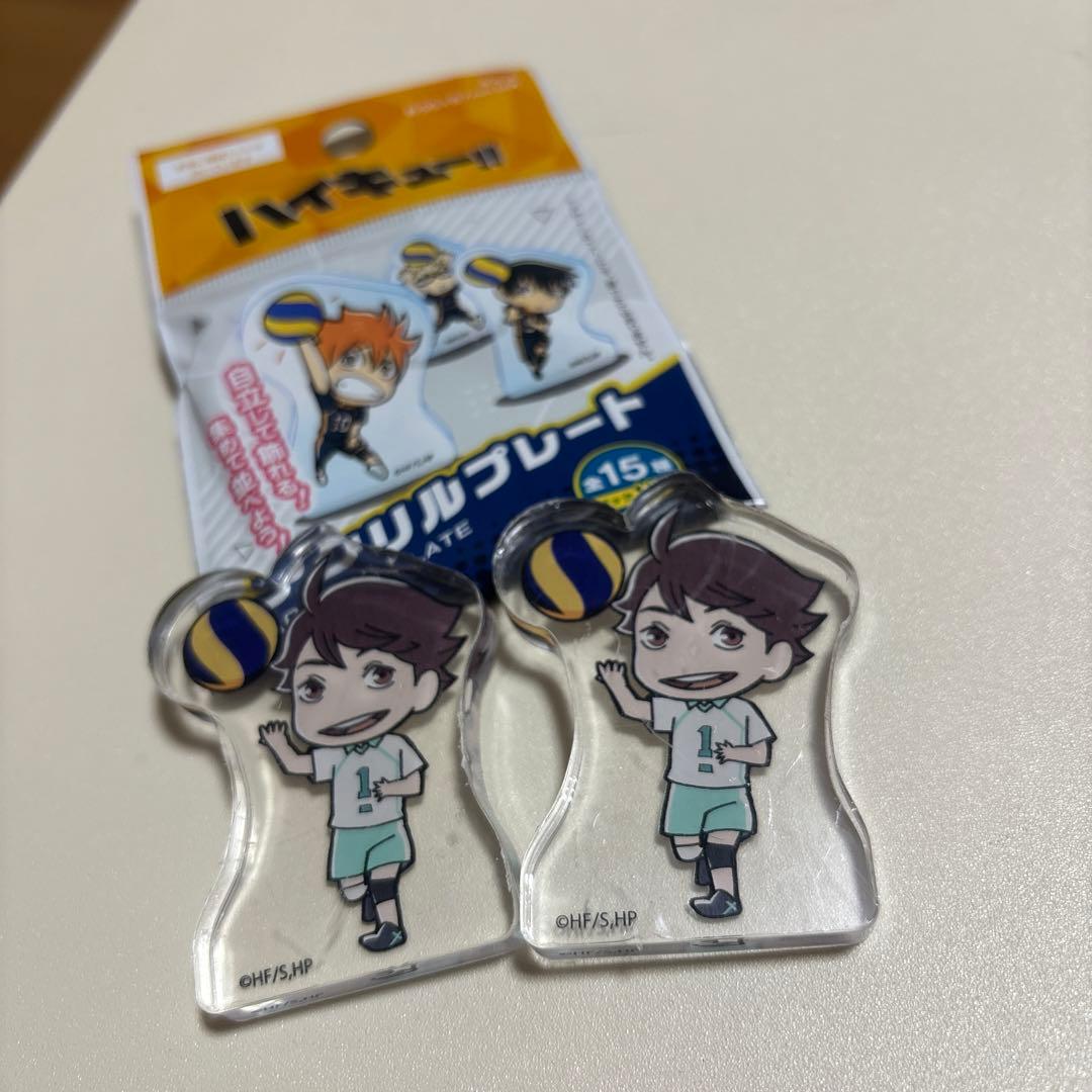 ハイキュー!! アクリルプレート ダイソー 及川徹×2 - メルカリ