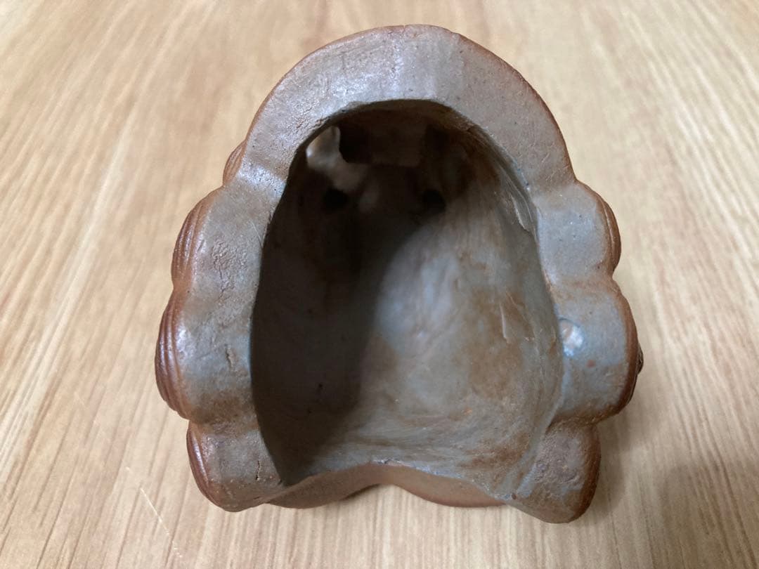 はやみ　備前焼　春湖苑　獅子香炉　縁起物　シーサー
