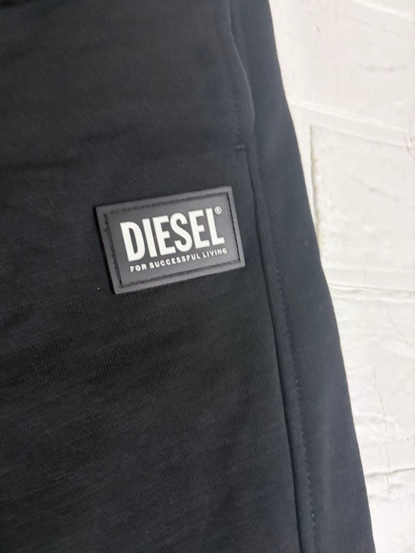 DIESEL ディーゼル パーカー セットアップ 黒 フード付 メンズ