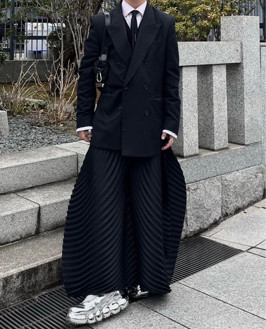 ISSEY MIYAKE MEイッセイ ミヤケ プリーツ ワイドパンツ ミー イッセイ