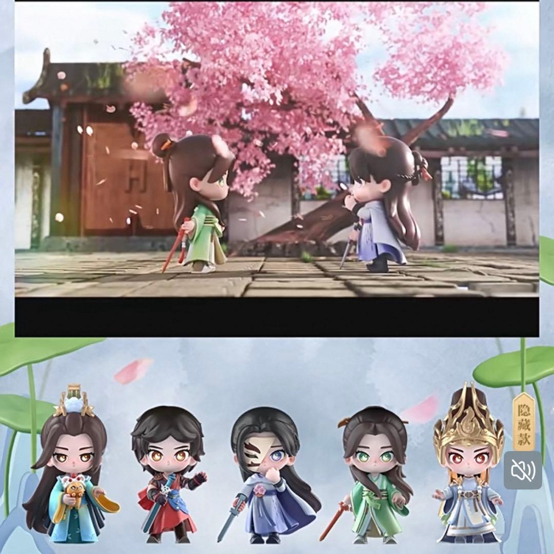 少年歌行　フィギュア5点セット　蕭瑟 雷无桀　無心 李寒衣 赵玉真 リ・ホンイ