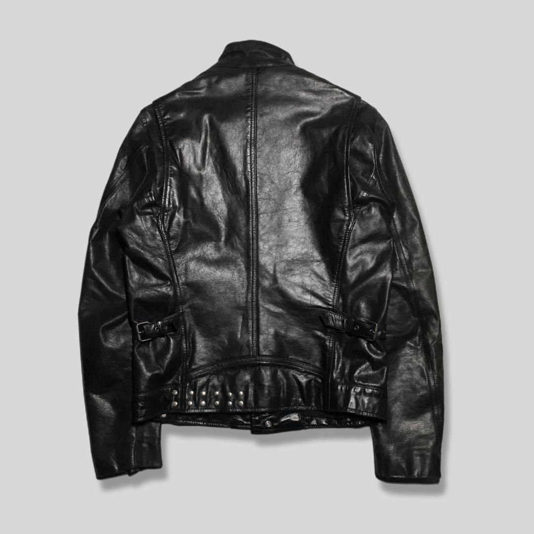 00s y2k FUGA single rider leather jacket｜FUGA riders leather