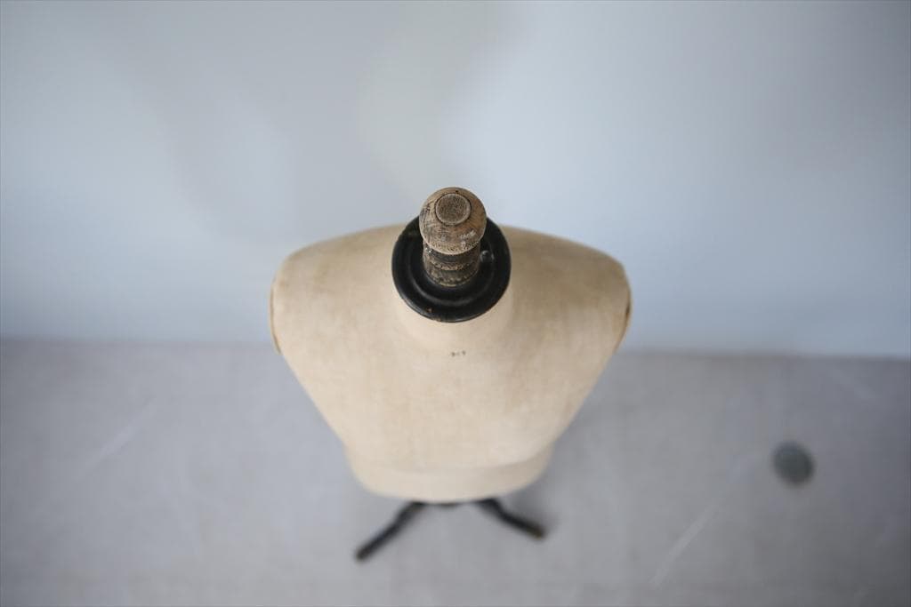 フランスアンティーク木製レディーストルソー/女性ボディ/マネキン90