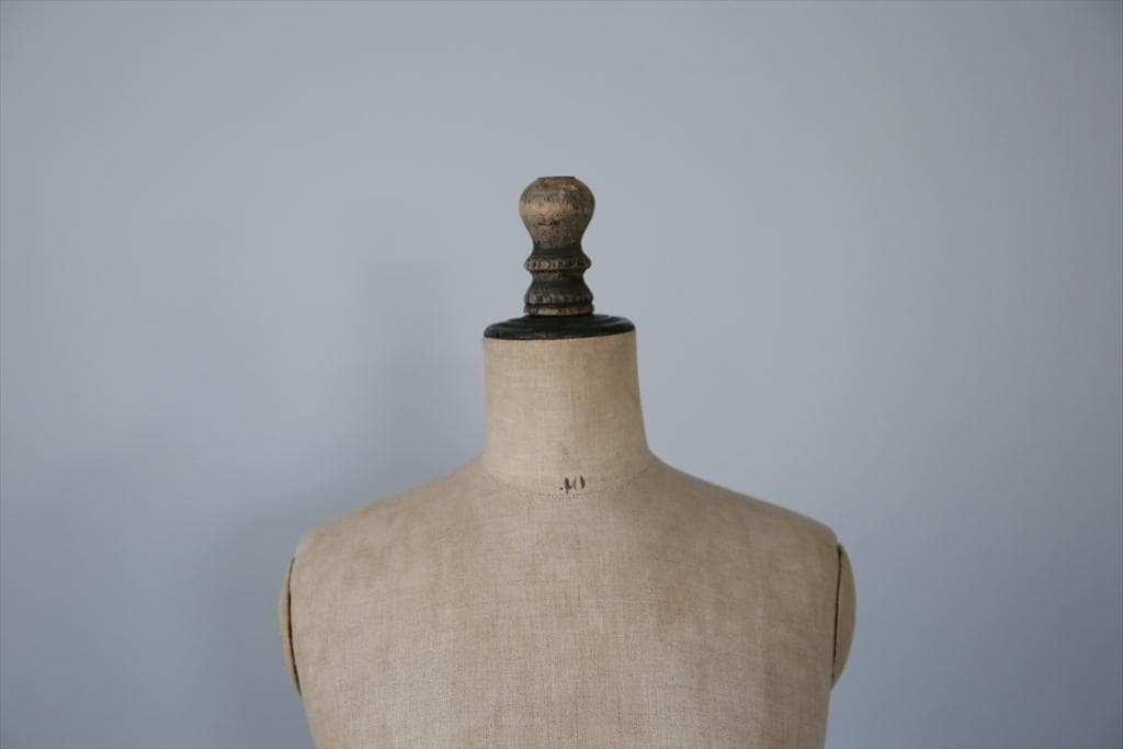 フランスアンティーク木製レディーストルソー/女性ボディ/マネキン90