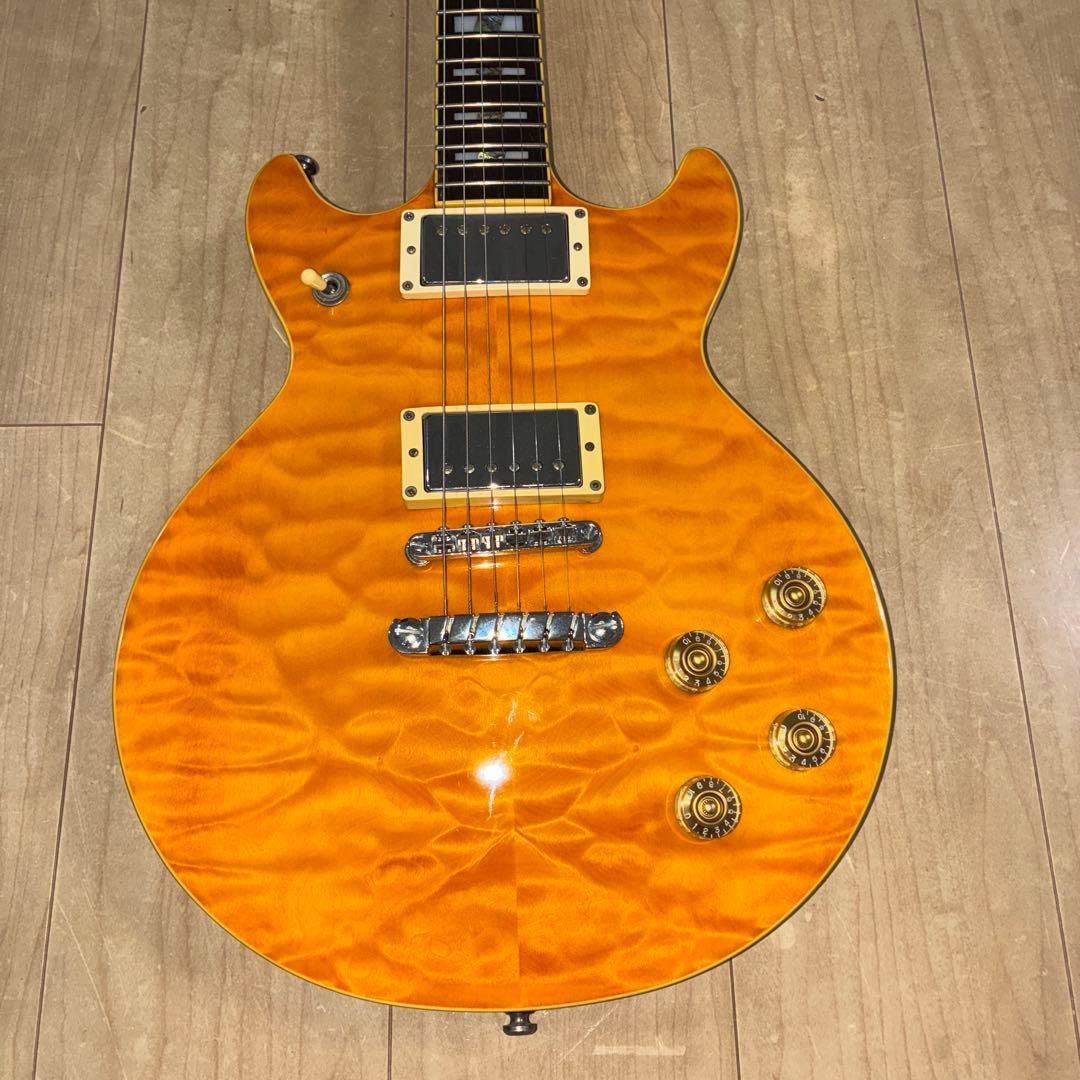 超希少　アイバニーズ　レスポールダブルカッタウェイタイプ　メンテ済み