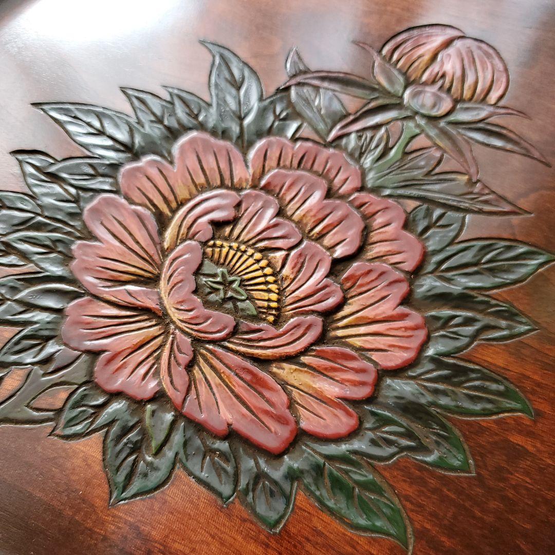 讃岐彫り漆器 半月盆5枚組