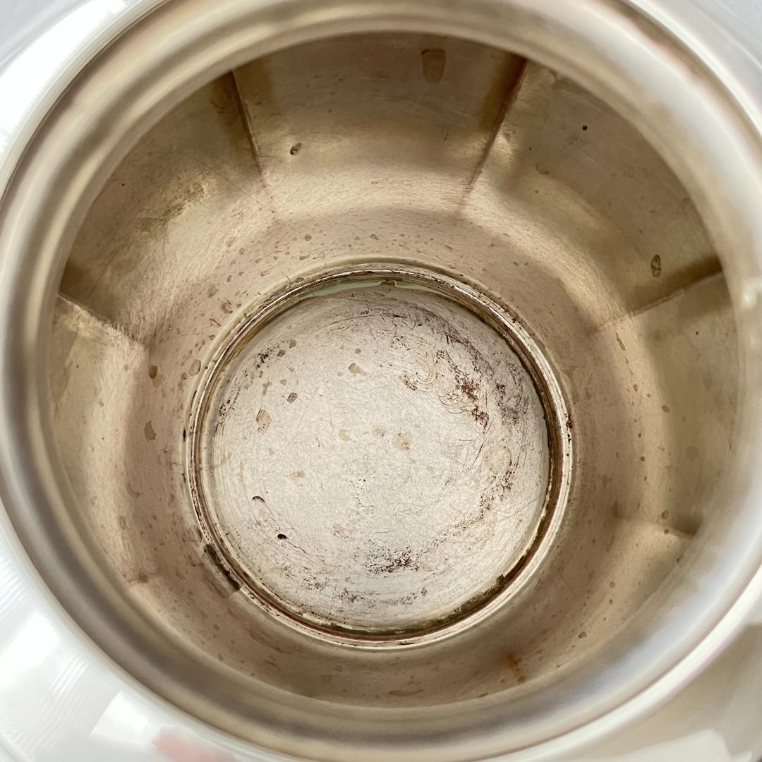 メロンフォルムのティーポット / ケトル【シルバープレート】