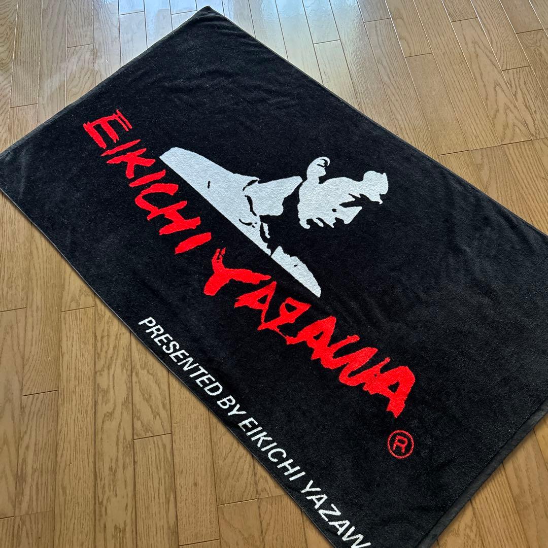 ☆矢沢永吉☆昔のポイント交換シルエットスペシャルビーチタオル☆SBT