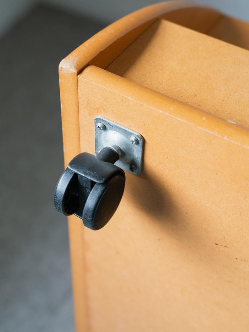 vintage キャスター マガジンラック 収納ワゴン サイドテーブル モダン