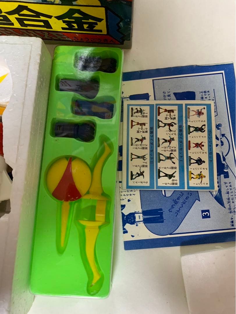 ⚠️デッドストック　勇者ライディーン　2期　超合金ポピー　当時物