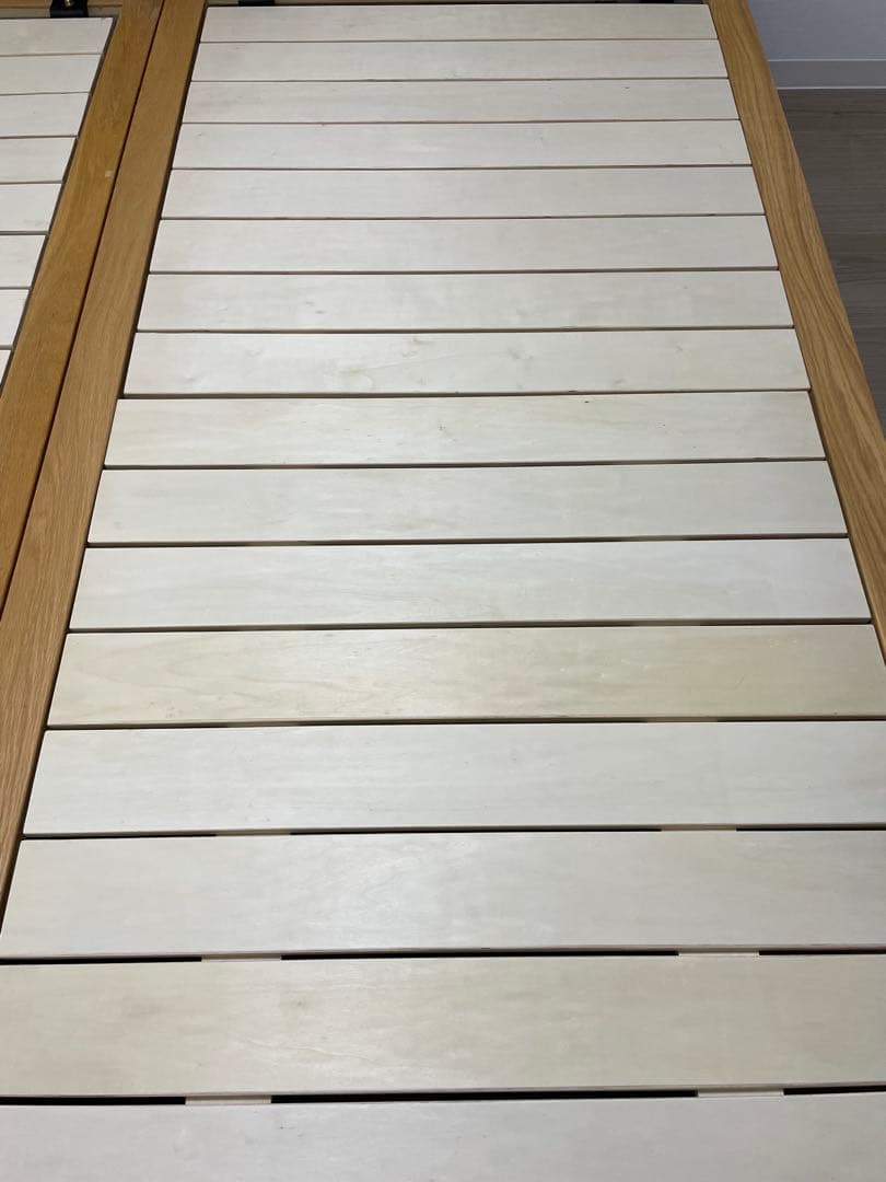 無印良品　木製ベッド　ヘッドボード付き