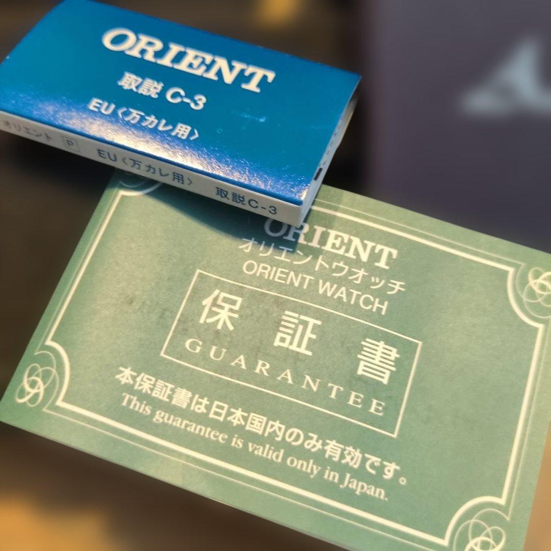 ORIENT 自動巻き時計 デイデイト表示 EU 04CO【レトロ】